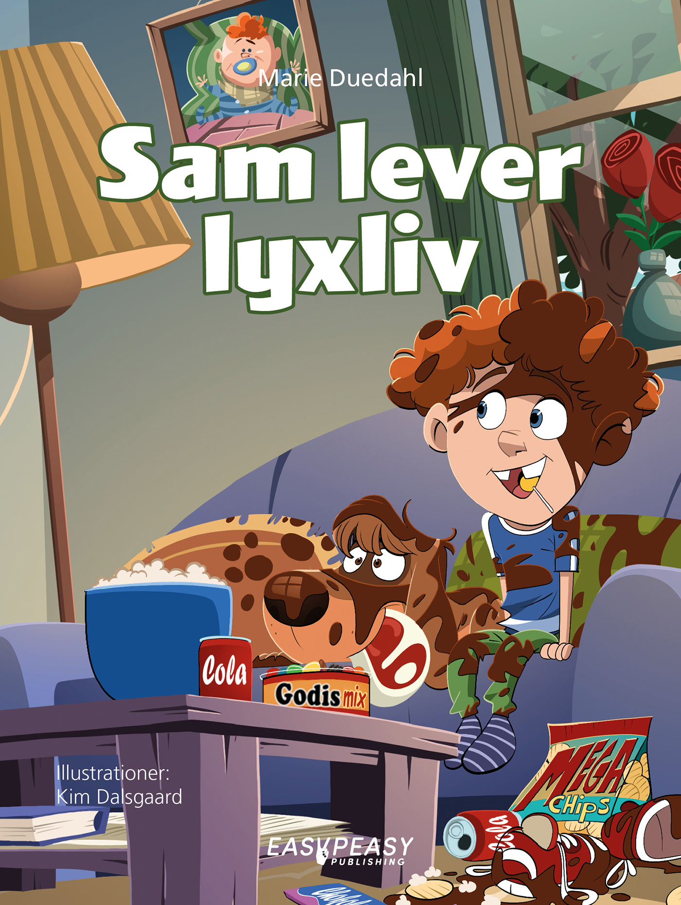 Omslag: Sam lever lyxliv