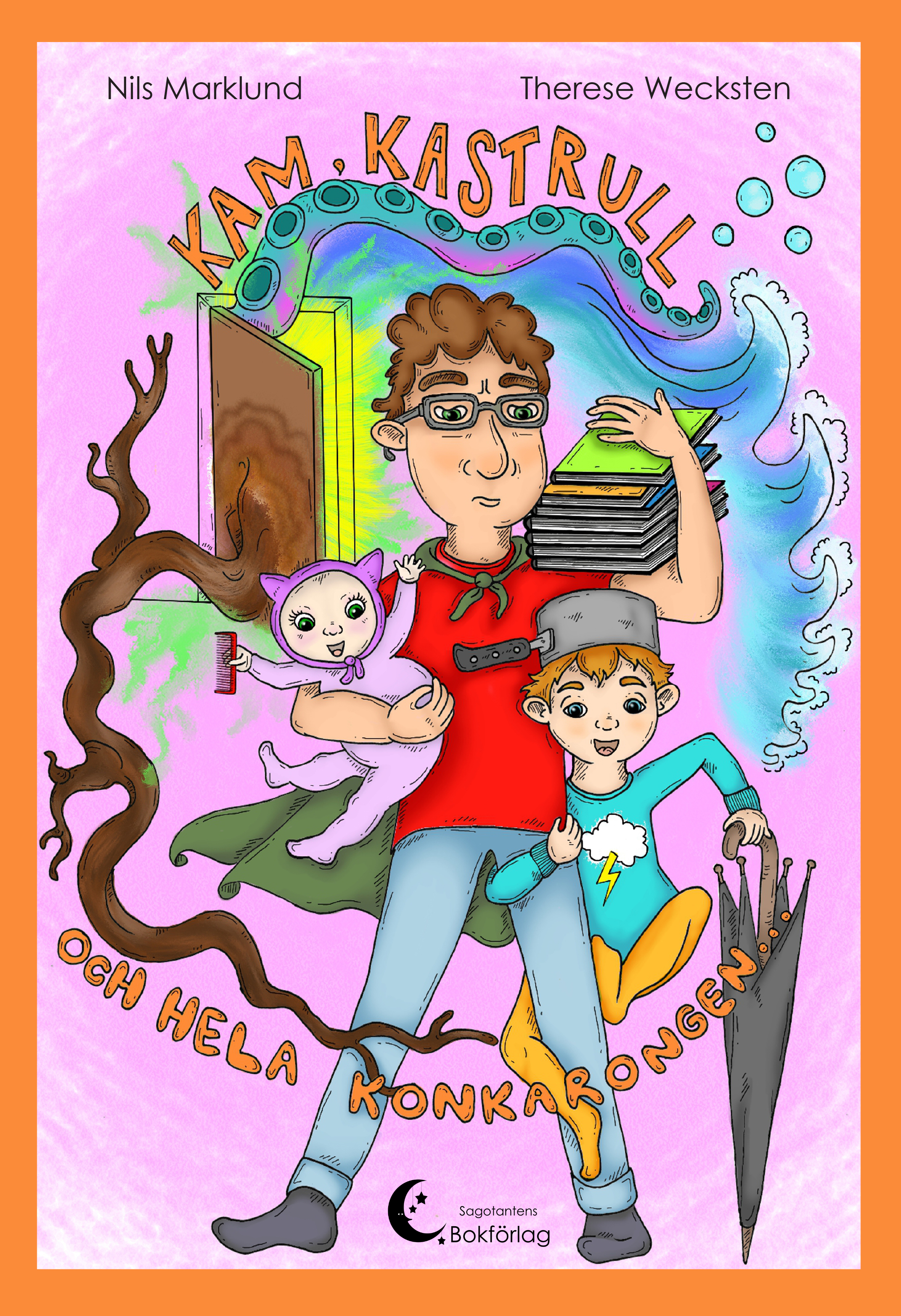 Omslag: Kam, kastrull och hela konkarongen