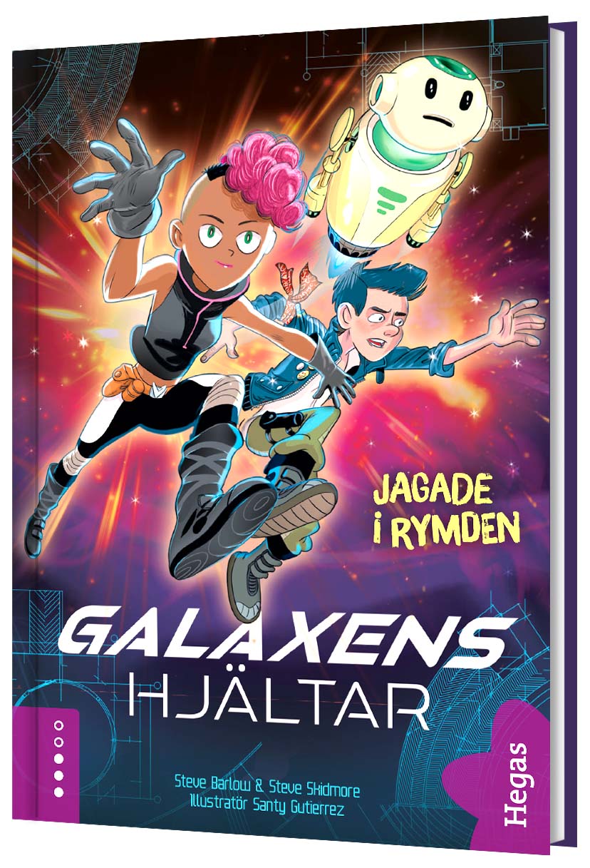 Omslag: Jagade i rymden