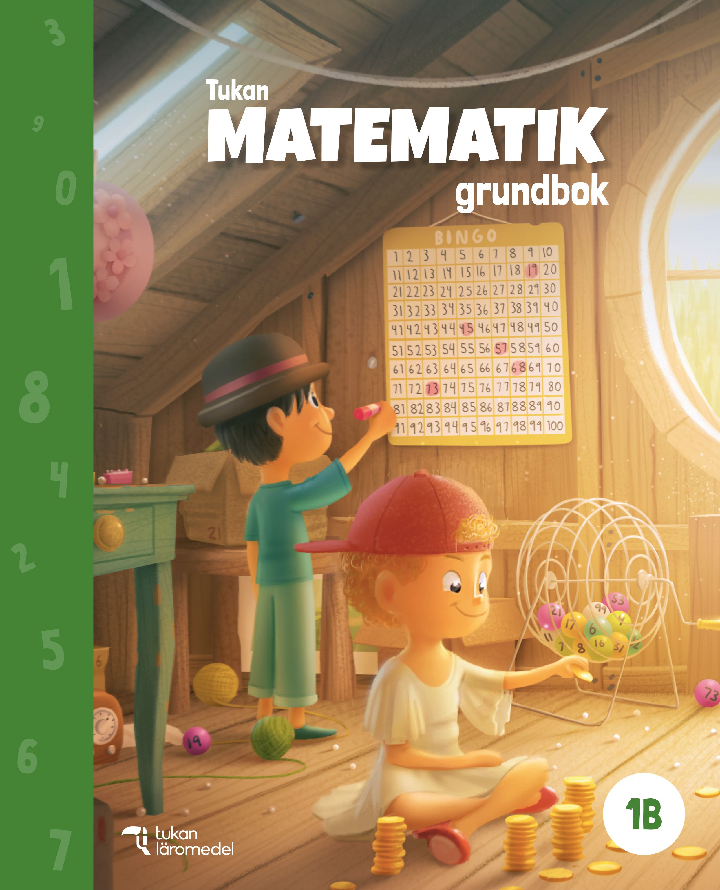 Omslag: Tukan Matematik 1B Grundbok