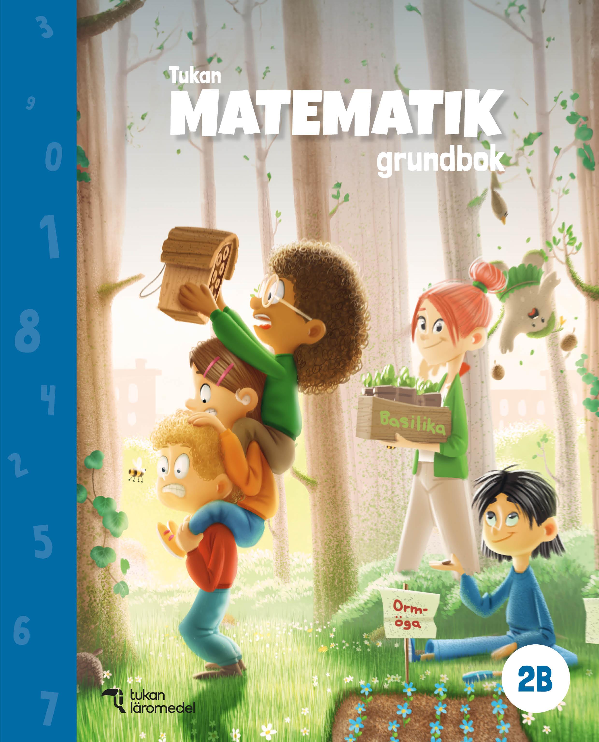 Omslag: Tukan Matematik 2B Grundbok